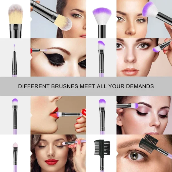 Makeup Brush set women beauty tool (10-32PCS ) - Image 4
