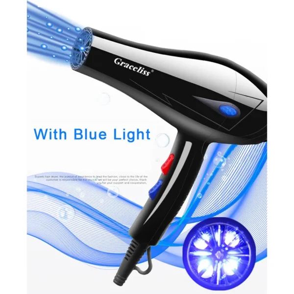 Hot Cold Wind Professional Hair Dryer For Hair Salon& Household Use - Image 2