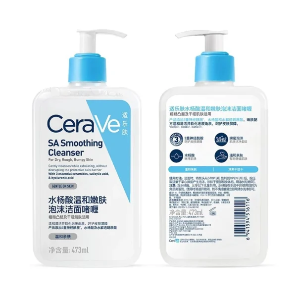 CeraVe Cleanser Salicylic Acid Foaming 236ml/473ml - Image 4