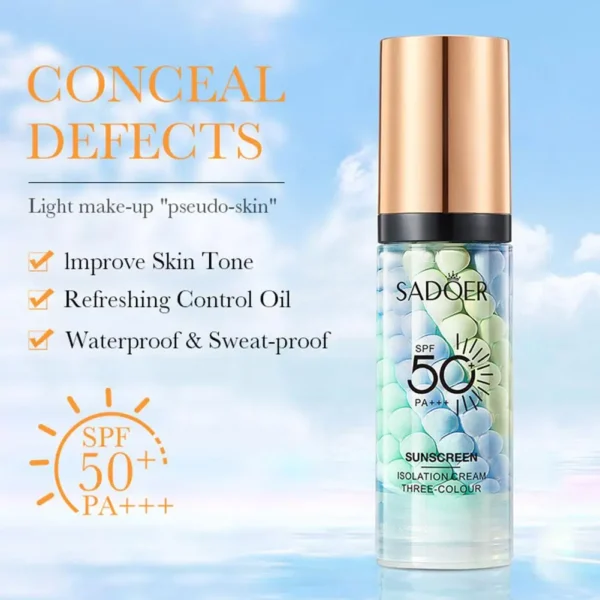 Face Makeup Primer Tri-color Contour - Image 4