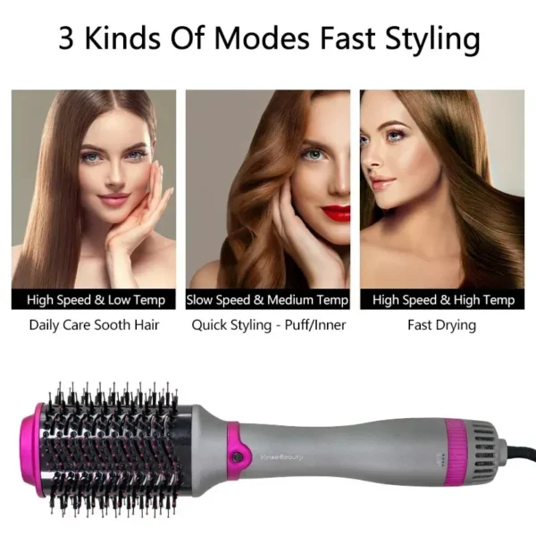 Hot Air Comb Replaceable Head Shape Comb - Image 6