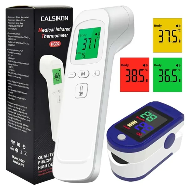 Infrared Thermometer Oximeter