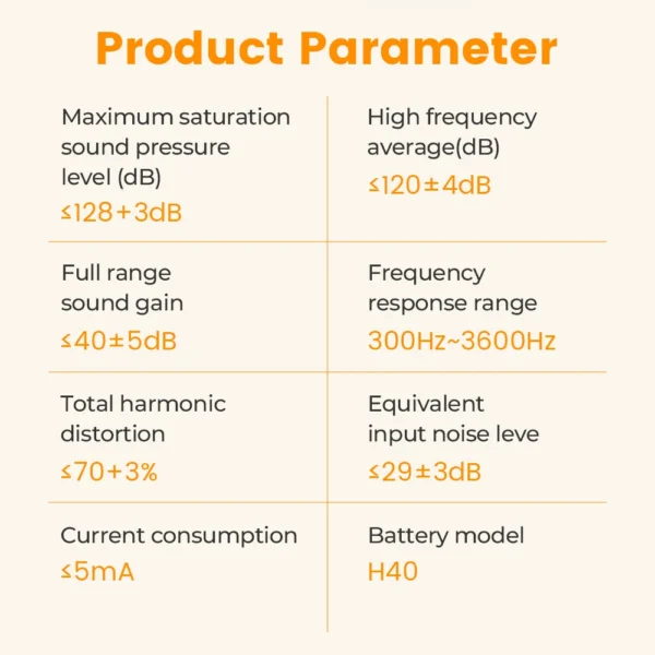 Rechargeable Hearing Aid Wireless Portable - Image 5