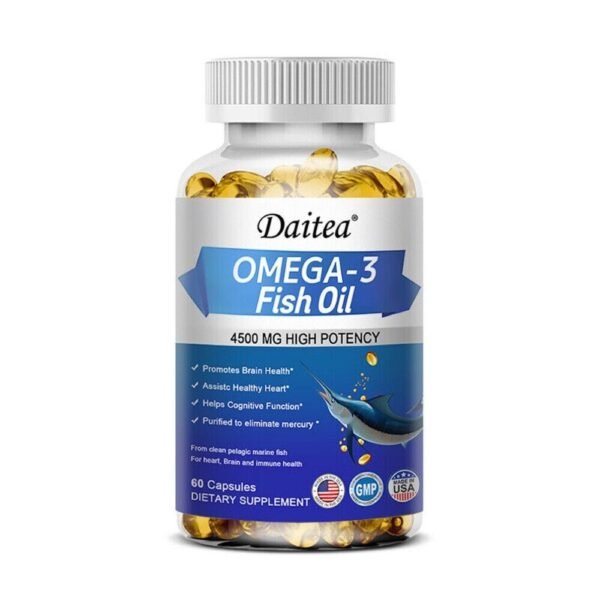 Omega 3 Capsules Highest Potency 3x Strength 4500mg - Image 2