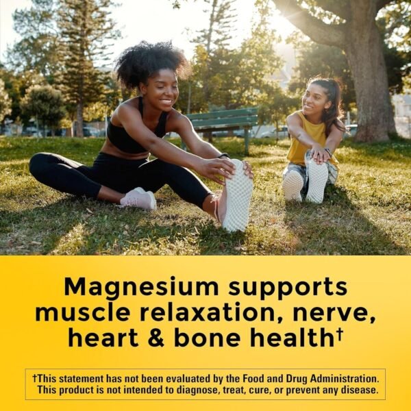 Magnesium Oxide Dietary Supplement for Muscle, Heart, Bone and Nerve Health - Image 2