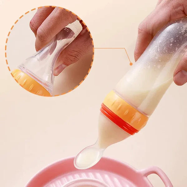 Baby Feeding Bottle Newborn Training Spoon - Image 5