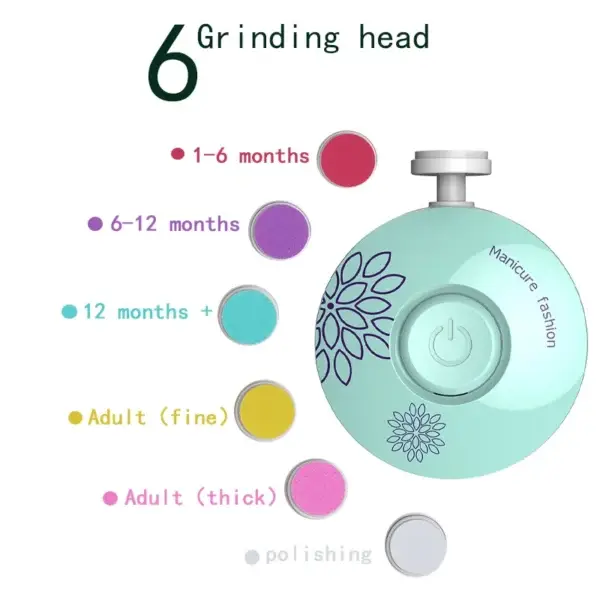 Electric Baby Nail Trimmer Infant Manicure - Image 5