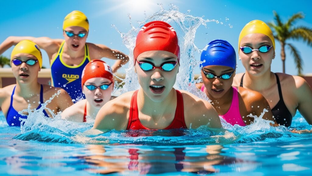 swimming
