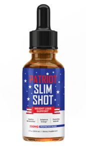 A bottle of Patriot slim shot