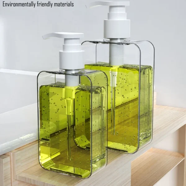 Transparent Soap Dispenser, Lotion Bottle With Pump - Image 2