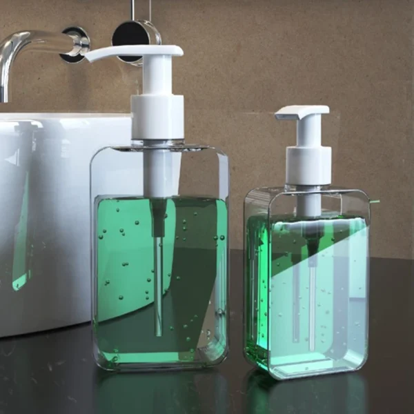Transparent Soap Dispenser, Lotion Bottle With Pump - Image 3