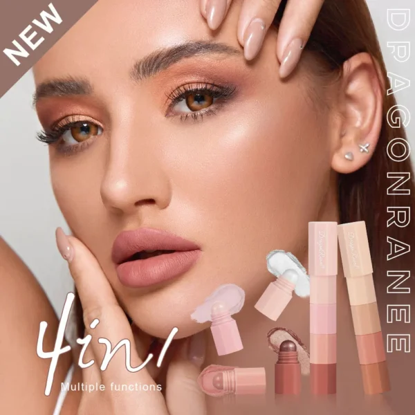 4 Color Eyeshadow Pencil Waterproof - Image 3
