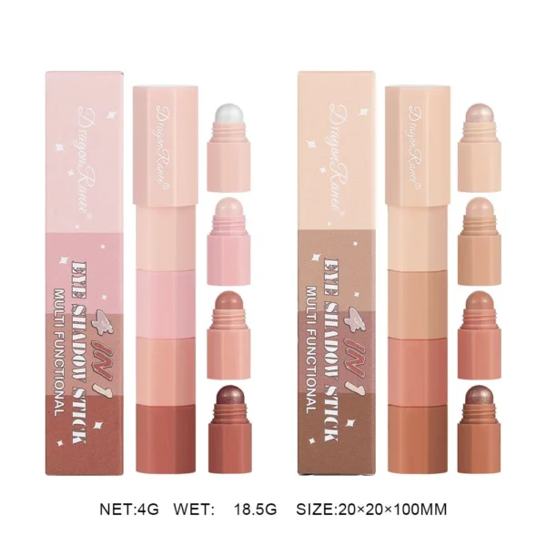 4 Color Eyeshadow Pencil Waterproof - Image 6