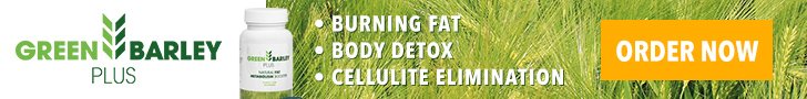 green barley banner