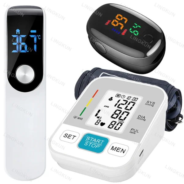 digital BP, oximeter and thermometer